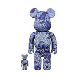MEDICOM TOY BE@RBRICK KATSUSHIKA HOKUSAI "UWAMACHI FESTIVAL FLOAT CEILING PAINTING – MALE WAVE" 100% & 400% – 2025 EDITION