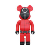 MEDICOM TOY BE@RBRICK SQUID GAME GUARD "CIRCLE" 100% & 400% - EDIZIONE 2022