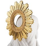 LLADRÓ PORCELAIN SCULPTURE "SACRED HEART OF JESUS" WHITE AND GOLD 