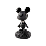 MATT AND GLOSSY BLACK "MICKEY TOTAL BLACK" LLADRÓ PORCELAIN SCULPTURE 