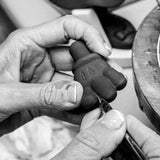 LLADRÓ PORCELAIN SCULPTURE "MINNIE TOTAL BLACK" MATT AND GLOSSY BLACK 