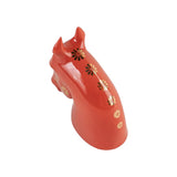RED AND GOLD LLADRÓ PORCELAIN SCULPTURE "THE HORSE"