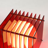 Lampada da tavolo LOP Quadrata Piccola Rossa - BANG