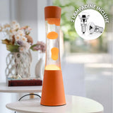 Lava Lamp Satinata Arancione Fisura