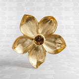 Lampada da parete Werns Fiore Bloom in oro