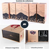 Set 2 Calici da Vino Topografici Monte Bianco & Everest  -Alaskan Maker