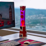 Lampada lava bandiera britannica Fisura
