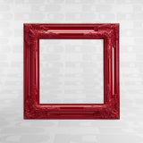 Cornice barocca Werns rossa