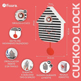 Orologio a cucù “Rayas” Fisura