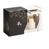 Candela profumata Lui&Lei “Nice To Meet You” in vetro nero e argento – 250 g