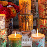 Candela decorata small Ortigia Lime di Sicilia 150 g