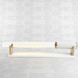 Elements Lighting – Supporto per tubo luminoso MITT in marmo bianco