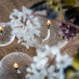 Lampada ad Olio Disc in Vetro Martellato e Ottone M - Peri Living