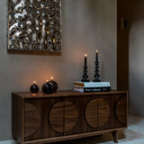 Portacandele Smoked Brass (M) - Peri Living