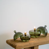 Copertura / Portacandela Round Cover Green Brass M – Peri Living