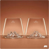 Set 2 Bicchieri  TUmbler Topografici – Tre Cime & Monte Rosa