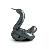 EDIZIONE STUDIO ART "BALLOON SWAN L" SCULTURA GRAFITE NERO – EDIZIONE LIMITATA