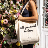 Tote Bag All You Need Is Love Fisura