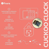 Orologio Cucù Rosso Pantone Fisura