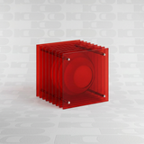 Lampada da tavolo LOP Quadrata Piccola Rossa - BANG