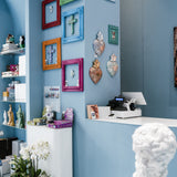 Cornice barocca Werns magenta