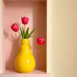 Vaso Lampadina in Ceramica - Upside Stories