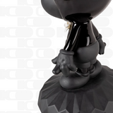 Scultura in porcellana “Mickey Total Black” nero opaco e lucido