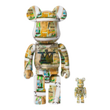 GIOCATTOLO MEDICOM - 400% & SET 100% BEARBRICK - JEAN-MICHEL BASQUIAT KING PLEASURE
