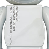 BE@RBRICK 1° Modello “Cromo Bianco” – 400% – 20° Anniversario – Edizione 2021