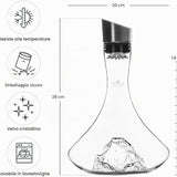 Decanter per Vino Topografico, Monte Rosa - Alaskan Maker