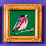 Quadro Birdy Werns in verde