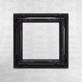 Cornice barocca Werns nera