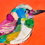 Quadro Birdy Werns in rosso