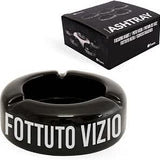 Posacenere in Ceramica Nero "FOTTUTO VIZIO" – Fisura