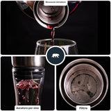 Decanter da Vino Topografico, Monte Bianco - Alaskan Maker
