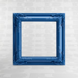 Cornice barocca Werns blu