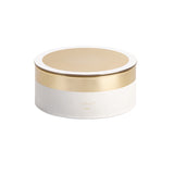 Candela profumata Lui&Lei “Details” grande in vetro bianco e oro – 1300 g