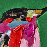 Quadro Birdy Werns in verde