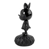 Scultura in porcellana "Minnie Total Black" nero opaco e lucido LLADRÓ