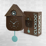 Orologio a Cucù Marrone con Pois - Fisura
