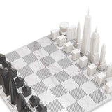 Set di scacchi Skyline Chess "Special Edition Two City" London vs New York