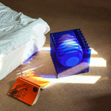 Lampada da tavolo LOP Quadrata Grande Blu - BANG