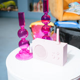 Candelabro Ina  Werns vetro viola