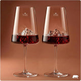Set 2 Calici da Vino Topografici Monte Bianco & Everest  -Alaskan Maker