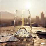 Bicchiere Long Drink Topografico  Mount Fuji