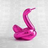 EDIZIONE STUDIO ART SCULTURA "BALLOON SWAN L" ROSA – EDIZIONE LIMITATA