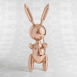 EDIZIONE STUDIO ART SCULTURA "BALLOON RABBIT XL" ORO ROSATO – EDIZIONE LIMITATA