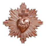 J'AI VU LA VIERGE - BROCHE EX VOTO - LAVANDA