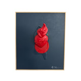 ALESSANDRO FLAMINIO - CUORE SACRO ROSSO SU CERCHIO BLU 2024 1/1