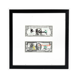 KEITH HARING - DUE DOLLARI 1982